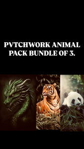 PVTCHWORK ANIMAL PACK BUNDLE OF 3 **THIS IS A PREORDER**